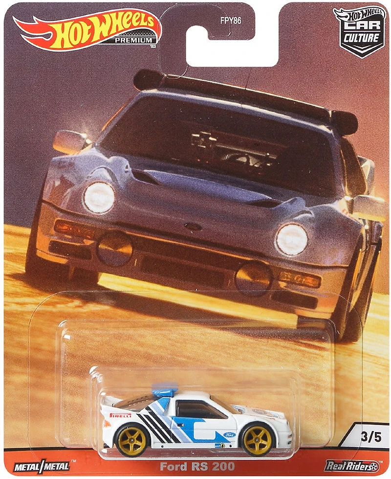 Hot Wheels - Véhicule Ford RS 200