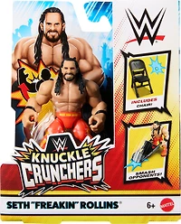 WWE Action Figure Knuckle Crunchers Seth Rollins with Battle Accessory
