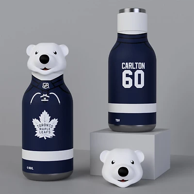 Bouteille en acier inoxydable 3D de 16 onces avec la mascotte des Maple Leafs de Toronto de la LNH