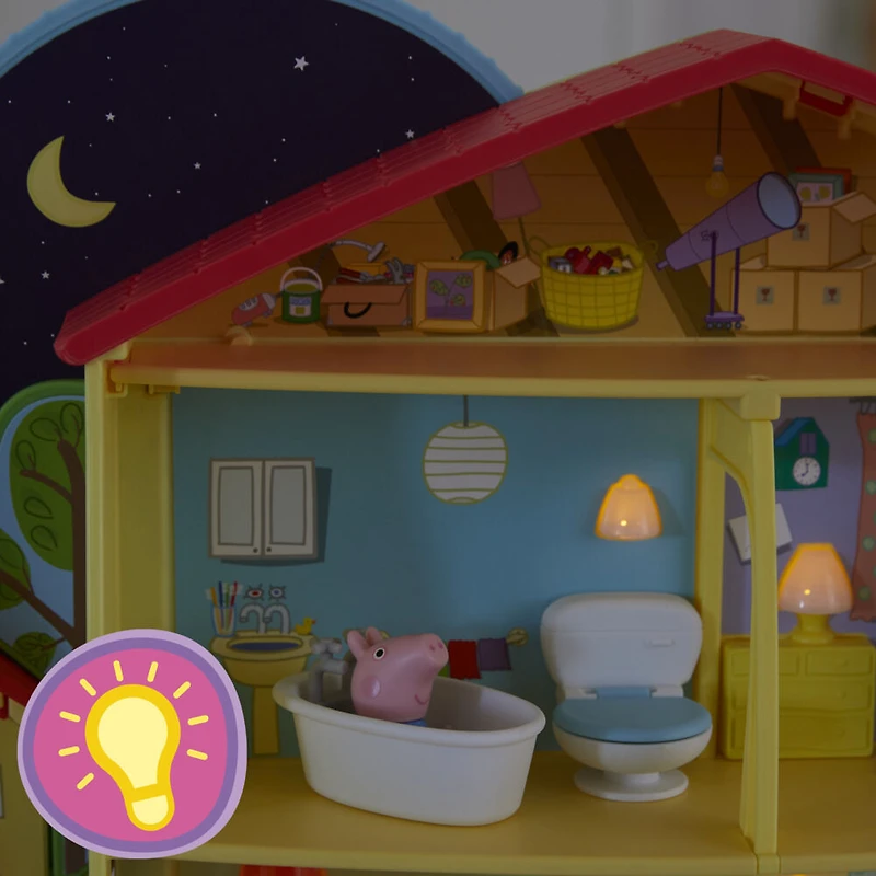Peppa Pig Peppa's Adventures Maison Jour et nuit de Peppa
