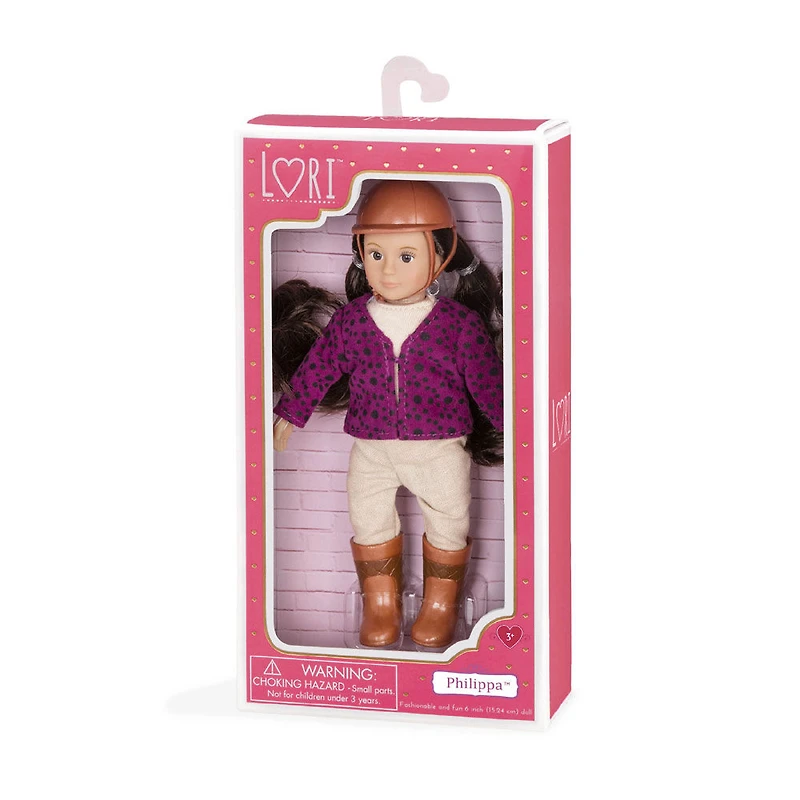 Mini-poupée écuyère de 15 cm, Philippa, Lori