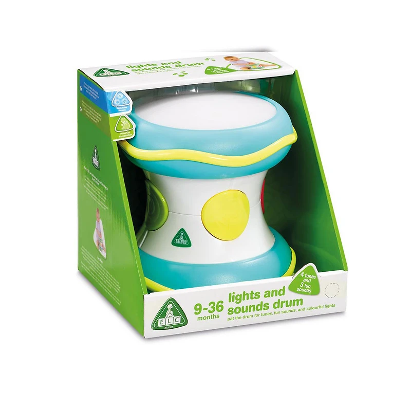 Early Learning Centre Lights And Sounds Drum - Édition anglaise - Notre exclusivité