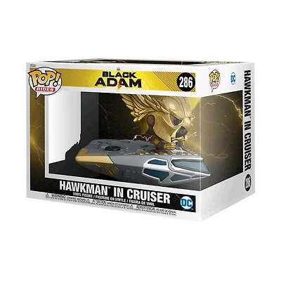 POP! Rides Super Deluxe: Hawkman In Cruiser - Black Adam