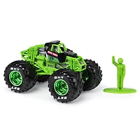 Monster Jam, Official Grave Digger Monster Truck, Die-Cast Vehicle, Training Trucks Series, 1:64 Scale