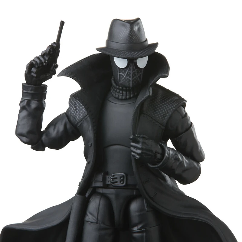 Marvel Legends Series Spider-Man, figurine Spider-Man Noir et Spider-Ham 60e anniversaire de 15 cm, 2 accessoires - Notre exclusivité