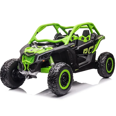 KIDSVIP Can-Am Maverick 2X24V Kids' & Toddlers' 4X4 Ride-On UTV Buggy w/ RC
