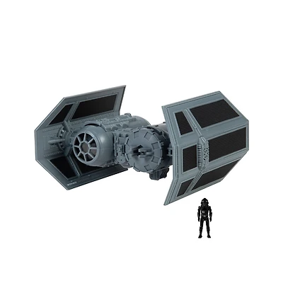 Assortiment de véhicules et de figurines Star Wars de 12,7 cm - Bombardier TIE avec pilote TIE
