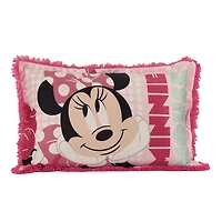 Oreiller géant en fourrure funky pour enfants Disney Minnie Mouse, 20 po x 30 po