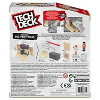 Tech Deck, Big Vert Wall X-Connect Park Creator, Coffret rampe à construire et à personnaliser avec fingerboard exclusif