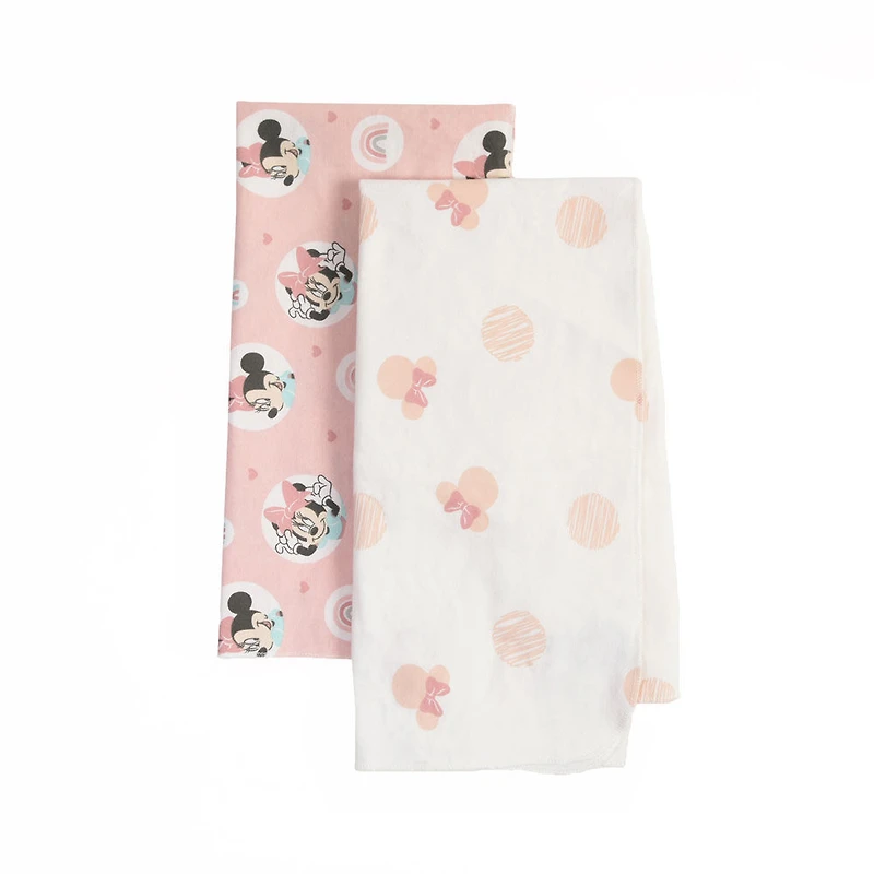 Ensemble de 4 Articles Disney Minnie Mouse pour Chambre de Bébé