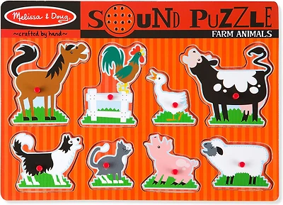 Melissa and Doug - Farm Animal Sound Puzzle