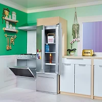 Rainbow High House Playset- 3-Story Wood Doll House (4-ft Tall and 3-FT Wide), Fully Furnished with Working Hot Tub, Shower, Sink, Elevator, and 50+ Accessories