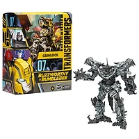 Transformers Generations Studio Series Buzzworthy Bumblebee 07BB, figurine Grimlock classe Leader de 21,5 cm - Notre exclusivité