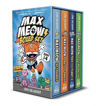 Max Meow Boxed Set: Welcome to Kittyopolis (Books 1-4) - English Edition