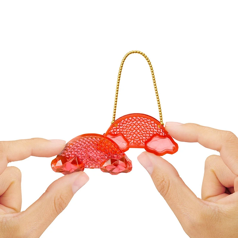 Rainbow High Creative Crystals Iris - Poupée-mannequin arc-en-ciel de 11 po (28 cm)