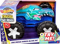 HOT WHEELS Monster Trucks 1:15 Scale HW MEGA-WREX ALIVE RC Vehicle