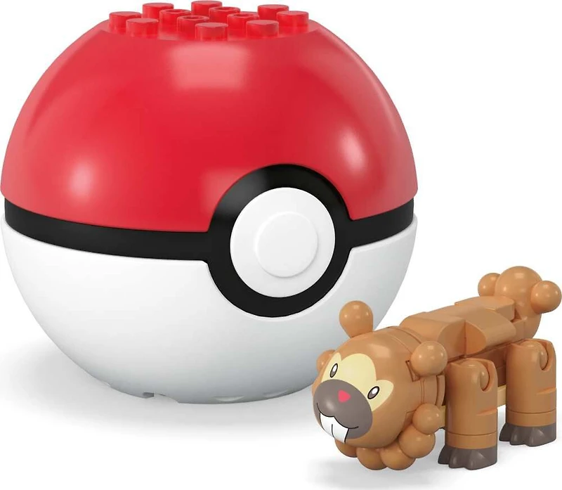 MEGA  Pokémon  Figurine articulée  Keunotor, Pokéball (26pièces)