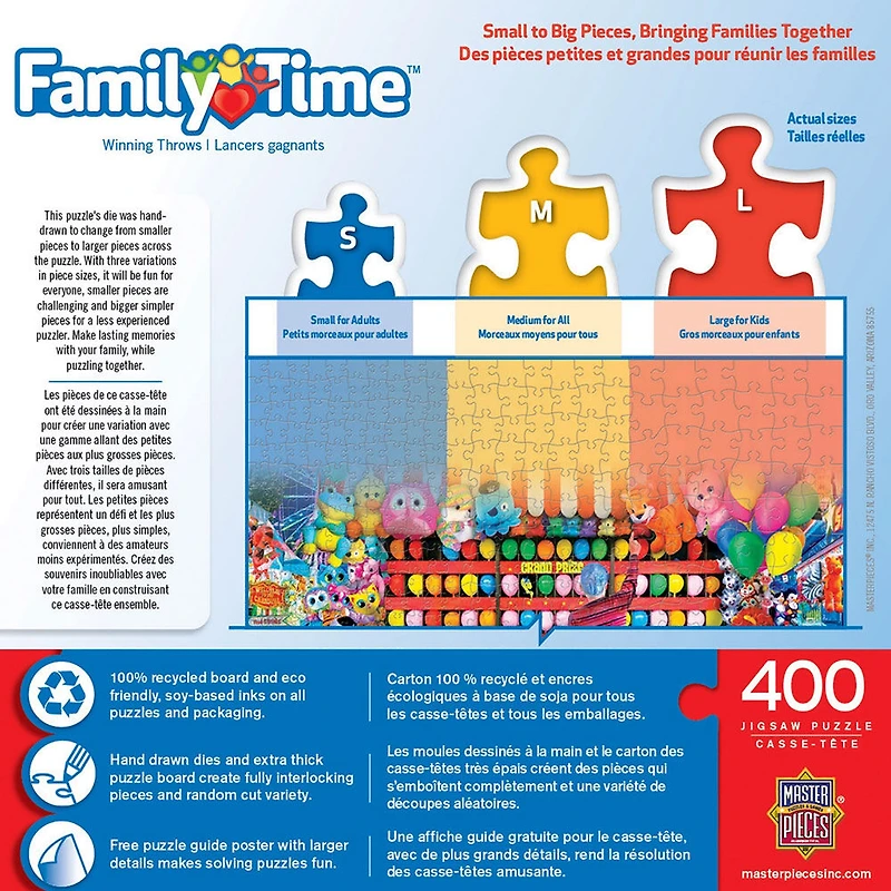 "Family Time" - "Winning Throws" Casse-Tête De 400 Pièces