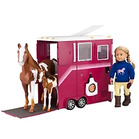 Mane Attraction Horse Trailer, Our Generation, Remorque pour cheval pour poupées de 18 po
