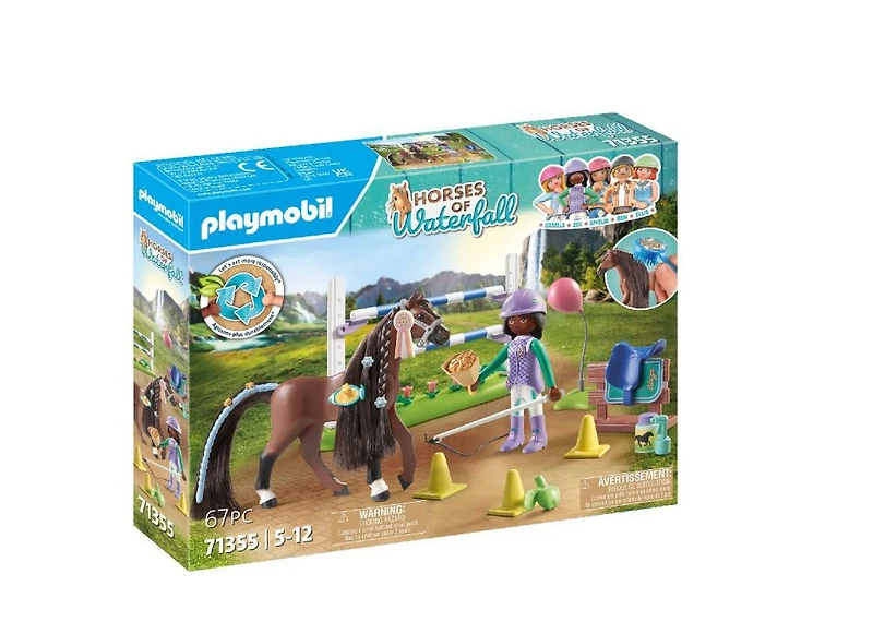 Playmobil - Zoe et Blaze avec parcours d'obstacles