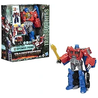 Transformers: Rise of the Beasts, figurine Beast-Mode Optimus Prime de 25 cm avec sons et lumières - Édition anglaise