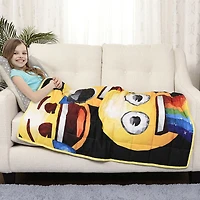 Couverture lestée pour enfants Émoji (36 x 48 pouces), 5 lbs