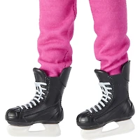 Barbie Tim Hortons PWHL Fashion Doll in Pink, Purple, & Teal Hockey Jersey