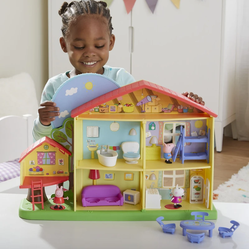 Peppa Pig Peppa's Adventures Peppa's Playtime to Bedtime House Toy