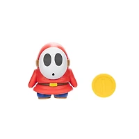 Figurine Super Mario de 4 pouces - Homme timide avec pièce de monnaie 