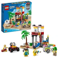 LEGO City Le poste de secours de la plage 60328 Ensemble de construction (211 pièces)