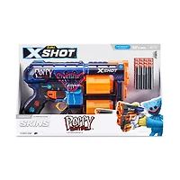 X-Shot Skins Dread Blaster - Poppy Playtime Skin (12 Darts) by ZURU