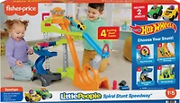 Hot Wheels Spiral Stunt Speedway by Little People