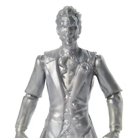 DC Comics, Figurine articulée The Joker métallique avec 2 accessoires mystère, 10 cm