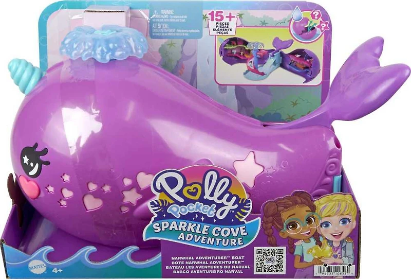 Polly Pocket-Coffret Bateau les Aventures du Narval