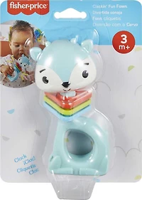 Fisher-Price Faon Cliquetis, hochet pour jeu sur le ventre