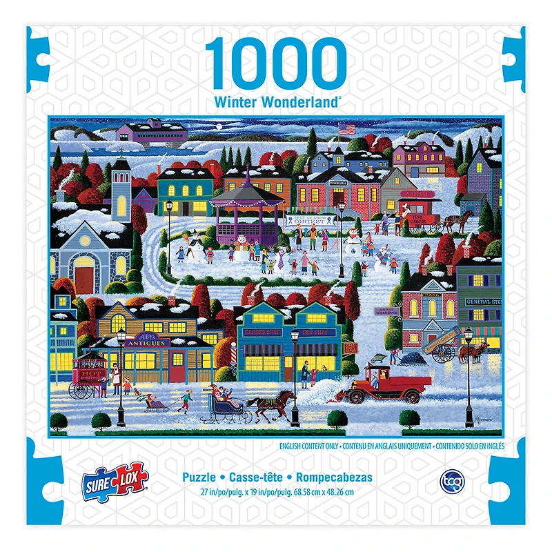 Casse-têtes SureLox - Collection Royaume d'hiver - Le meilleur de la neige - 1 000 pièces