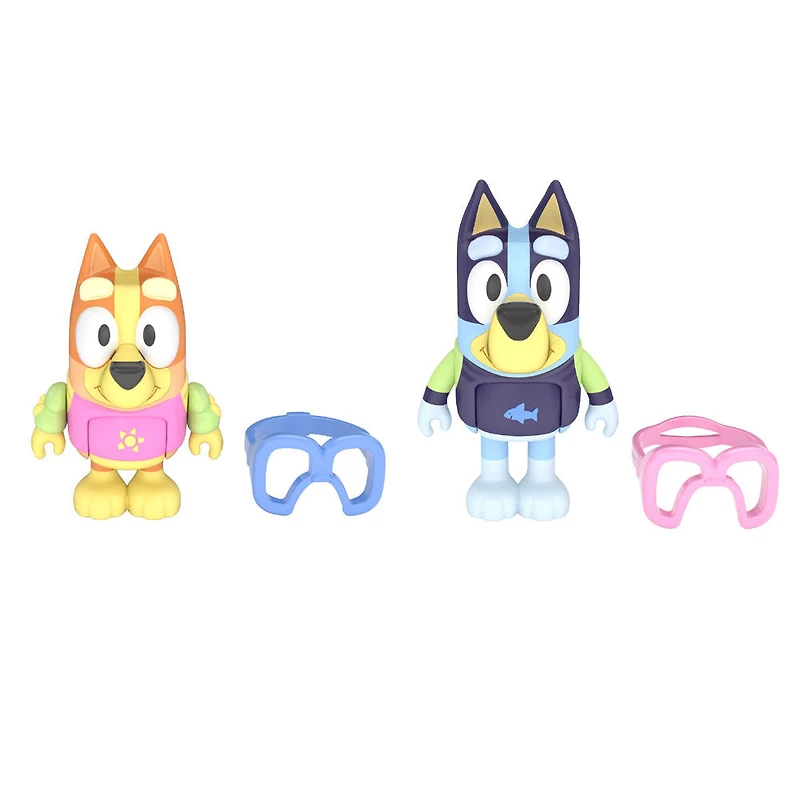 Bluey Figure 2 Pack- Pool Time - Bluey and Bingo