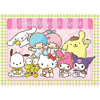 USAopoly Hello Kitty and Friends "My Favorite Flavor" 1000 Piece Puzzle - English Edition