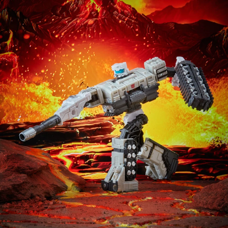 Transformers Toys Generations War for Cybertron: Kingdom Deluxe WFC-K33 Autobot Slammer Action Figure