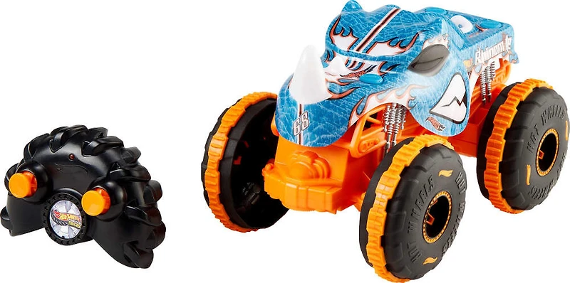 Hot Wheel Monster Trucks Échelle 1:24 Rhinomite RC, à piles