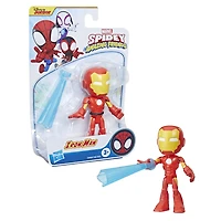Marvel Spidey et ses Amis Extraordinaires, figurine Iron Man, jouet de héros préscolaire avec accessoire