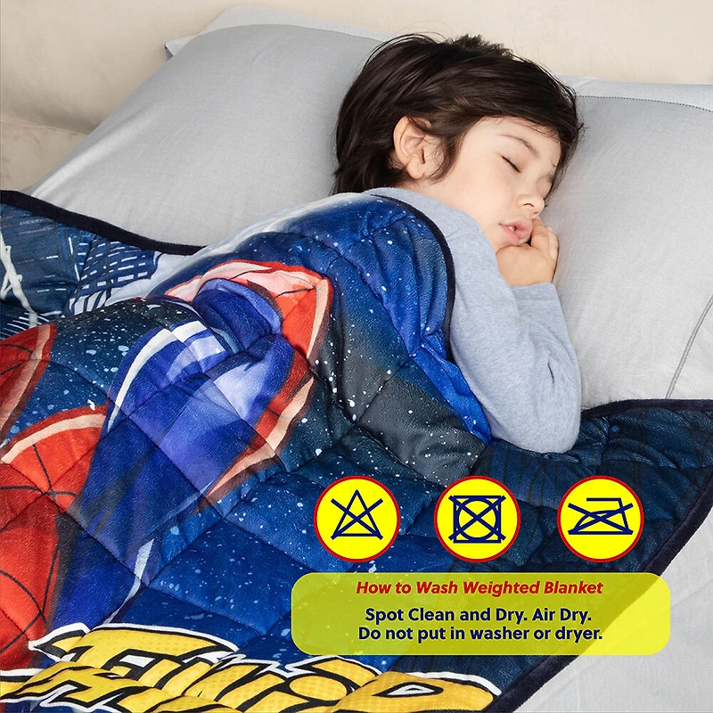 Couverture lestée pour enfants Spiderman de Marvel (40 x 60 pouces), 6 lb