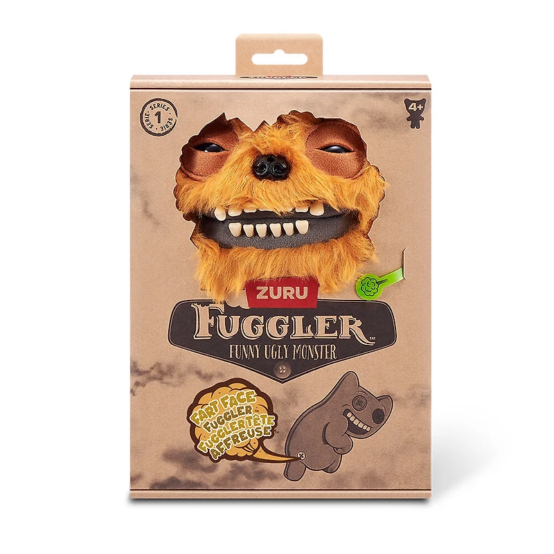 Fuggler Fart Face 9-inch Assortment Series 1 (Count Underoo Mcgoo - long pile) by ZURU