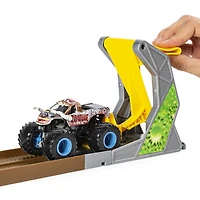 Monster Jam, Coffret officiel Zombie Madness avec monster truck Zombie authentique en métal moulé à l'échelle 1:64