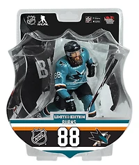 Brent Burns - Sharks de San Jose - Figurine de la LNH de 6 pouces.
