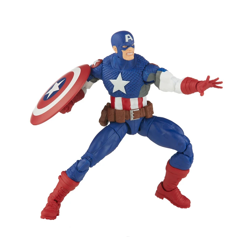 Hasbro Marvel Legends Series: Ultimate Captain America des bandes dessinées classiques Marvel Ultimates, figurine articulée de 15 cm
