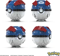 MEGA - Pokémon - Coffret de construction - Super Ball Jumbo, 299 pces