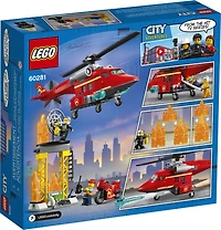 LEGO City Fire Fire Rescue Helicopter 60281 (212 pieces)