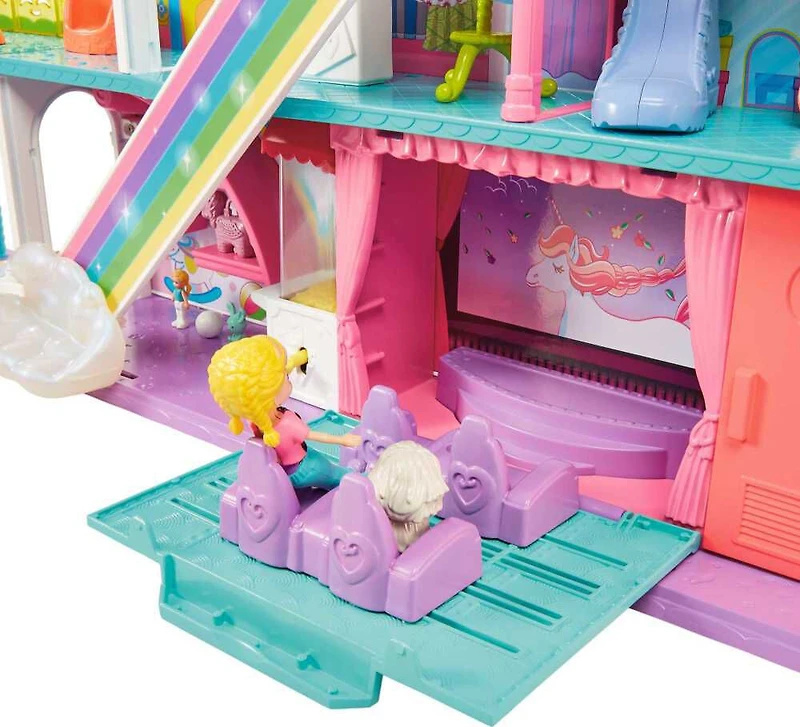 Polly Pocket- Coffret de Jeu- Centre Commercial Arc-en-Ciel