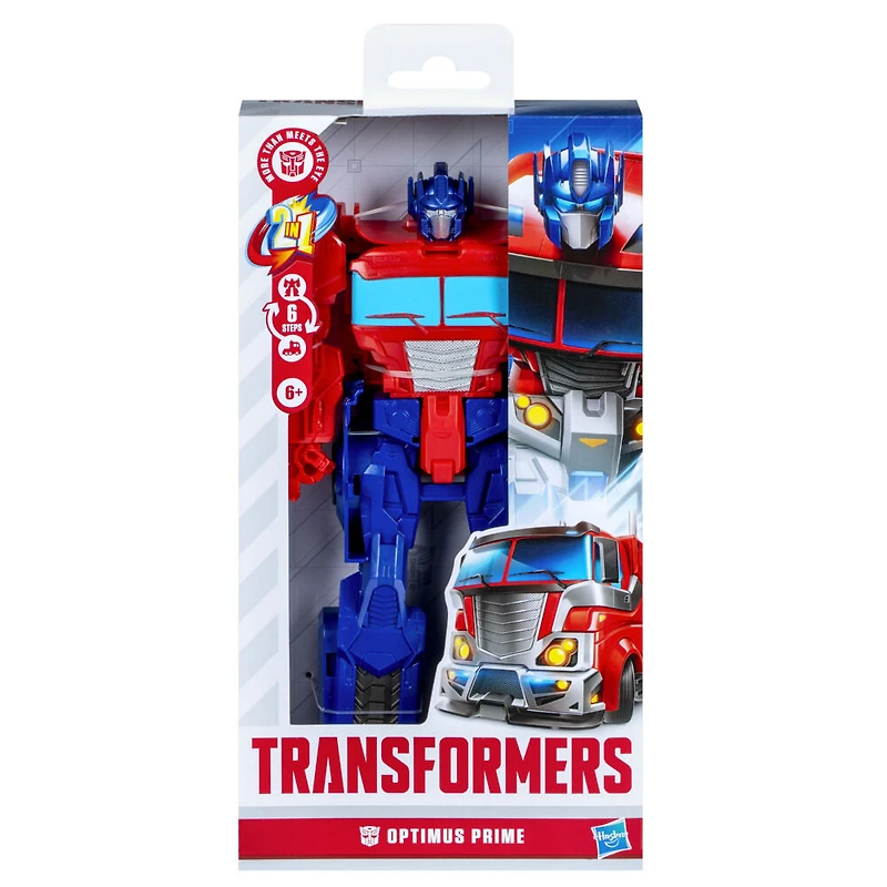 Transformers Authentics Titan Changers, figurine Optimus Prime, pour enfants à partir de 6 ans, 28 cm
